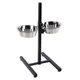 Миски для собак на штативі Flamingo Otis+ H-Stand, 2 шт х 1.5 л - зображення 1