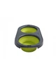 Миска подвійна Dexas Collapsible Pet Feeder складана 2 х 1.2 л зелений - зображення 1