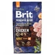 Корм Brit Premium Dog Adult M сухий з куркою для дорослих собак середніх порід 8 кг - зображення 1