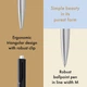 Ручка кулькова LAMY noto чорна M16 чорний стрижень (4001005) - изображение 5