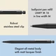 Ручка кулькова LAMY cp 1 чорна стрижень M16 1,0 мм чорний (4000945) - изображение 4