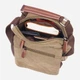 Сумка планшет через плечо мужская Vintage leather-21227 Оливковая - изображение 6