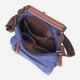 Сумка планшет через плечо мужская Vintage leather-21228 Синяя - изображение 7