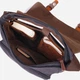 Сумка мессенджер через плечо мужская Vintage leather-21240 Черная - изображение 6