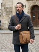 Сумка мессенджер через плечо мужская Vintage leather-21242 Коричневая - изображение 2