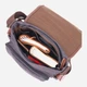 Сумка мессенджер через плечо мужская Vintage leather-21247 Черная - изображение 6