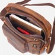 Сумка планшет через плечо мужская из натуральная кожи Vintage leather-21293 Коричневая - изображение 8