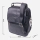 Сумка планшет через плечо мужская из натуральная кожи Vintage leather-21396 Черная - изображение 4