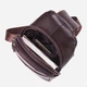 Сумка слинг через плечо мужская из натуральная кожи Vintage leather-21308 Коричневая - изображение 7