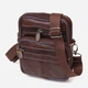Сумка планшет через плечо мужская из натуральная кожи Vintage leather-21484 Коричневая - изображение 1