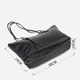 Сумка шоппер женская из натуральная кожи Vintage leather-22082 Черная - изображение 4