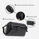 Сумка кросс боди через плечо женская из натуральная кожи Vintage leather-22086 Черная - изображение 5