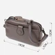 Сумка кросс боді через плече жіноча з натуральної шкіри Vintage leather-22099 Сіра - зображення 4