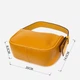 Сумка багет седло женская из натуральная кожи Vintage leather-22100 Желтая - изображение 4