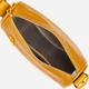 Сумка багет седло женская из натуральная кожи Vintage leather-22100 Желтая - изображение 7