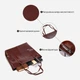 Сумка шоппер женская из натуральная кожи Vintage leather-22103 Коричневая - изображение 5