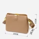 Сумка багет седло женская из натуральная кожи Vintage leather-22106 Бежевая - изображение 4