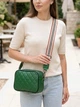 Сумка кросс-боди женская кожаная Vintage leather-22113 Зеленая - изображение 2