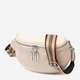 Сумка на пояс бананка женская из натуральная кожи Vintage leather-22115 Белая - изображение 1
