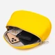 Сумка на пояс бананка женская из натуральная кожи Vintage leather-22116 Желтая - изображение 7