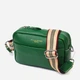 Сумка кросс боди через плечо женская из натуральная кожи Vintage leather-22120 Зеленая - изображение 1