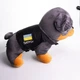 Игрушка-Подушка Пес Патрон с пледом 110x140 см плюш серый с коричневым - изображение 3