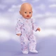 Комбинезон для куклы Baby Born Лесная сказка 43 см пластик светло-розовый - изображение 4