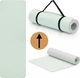 Килимок спортивний Actiget TPE для йоги та фітнесу 183 x 61 x 0.6 см Mint/Grey (ACT0024) - зображення 10