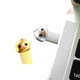 Флешка BIAZE, 64 ГБ, USB 3.2, мини, мультяшная, металлическая, модель UP-21, серебристая - изображение 3