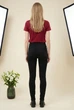 Джинси жіночі висока талія ASOS DESIGN Sculpt Me 34-36 чорні W24 - изображение 4