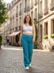 Штани-кльош жіночі ASOS Design вельветові бірюзові W32/L32 48-50 - изображение 3