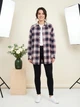Сорочка жіноча оверсайз ASOS Design у темно-синьо-червону клітинку S - изображение 1