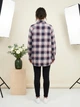 Сорочка жіноча оверсайз ASOS Design у темно-синьо-червону клітинку S - изображение 3
