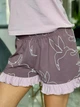 Женская пижама майка+шорты с рюшами Lavelle S/M лиловая SetL703 - изображение 6