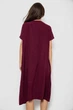 Платье женское однотонное повседневное, цвет сливовый, размер XXL-XXXL FA_015200 - зображення 4