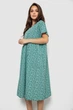 Платье женское однотонное с принтом оливковый 214R209-6 AGER 56 (4XL-5XL) - изображение 3