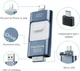 Флешка AXFEE 256GB 4-в-1 USB 3.0 Type-C microUSB Lightning для телефону та ПК - зображення 5