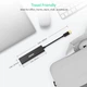 USB-хаб Choetech 4-in-1 USB-C to RJ-45 Gigabyte + 3xUSB 3.0 5Gbps Black (HUB-U02BK) - изображение 7