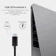 Сетевой адаптер Choetech USB-C to RJ-45 1Gbps Black (HUB-R01-BK) - изображение 6