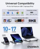 Док-станція Choetech 10-in-1 USB-C to HDMI + USB-C 3.0 + 2xUSB-A 3.0 + 2xUSB-A 2.0 + 3.5mm + SD/TF + USB-C PD 100W Gray (HUB-M92-GY) - зображення 3