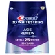 Відбілювальні смужки для зубів Crest 3D Whitestrips Age Renew ㉕ levels whiter (Supreme Bright) - 5 пакетиків (10 смужки) курс 5 днів по 60хв. - зображення 10