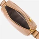 Сумка багет седло женская из натуральная кожи Vintage leather-22128 Бежевая - изображение 7