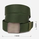 Ремень мужской тканевый Vintage leather-20595 110 см Зеленый - изображение 4