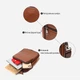 Сумка кросс боди через плечо мужская из натуральная кожи Vintage leather-21951 Светло-коричневая - изображение 5