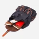 Рюкзак тканевый 15 л вмещает формат А4 Vintage leather-22151 Черный - изображение 9