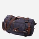Рюкзак мужской тканевый 20 л вмещает формат А4 Vintage leather-22157 Черный - изображение 4