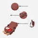 Сумка слинг через плечо мужская Vintage leather-22186 Коричневая - изображение 6