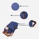 Сумка слинг через плечо мужская Vintage leather-22190 Синяя - изображение 6