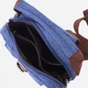 Сумка слинг через плечо мужская Vintage leather-22190 Синяя - изображение 7