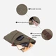 Сумка слинг через плечо мужская Vintage leather-22197 Оливковая - изображение 6